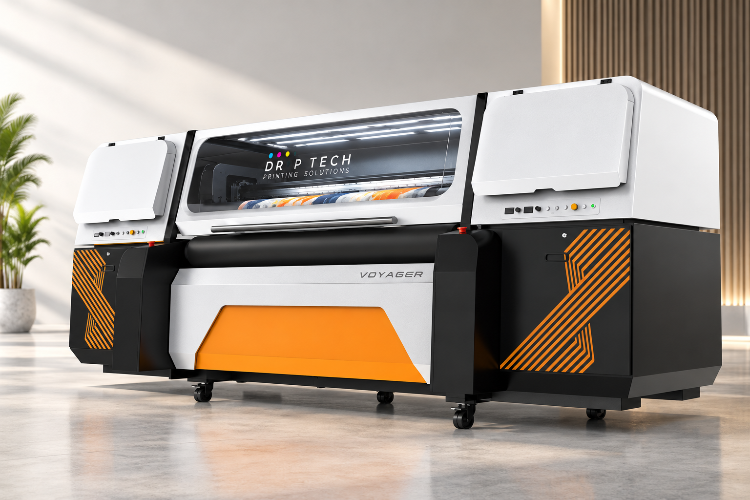 Voyager Textile Printer in Modern Showroom